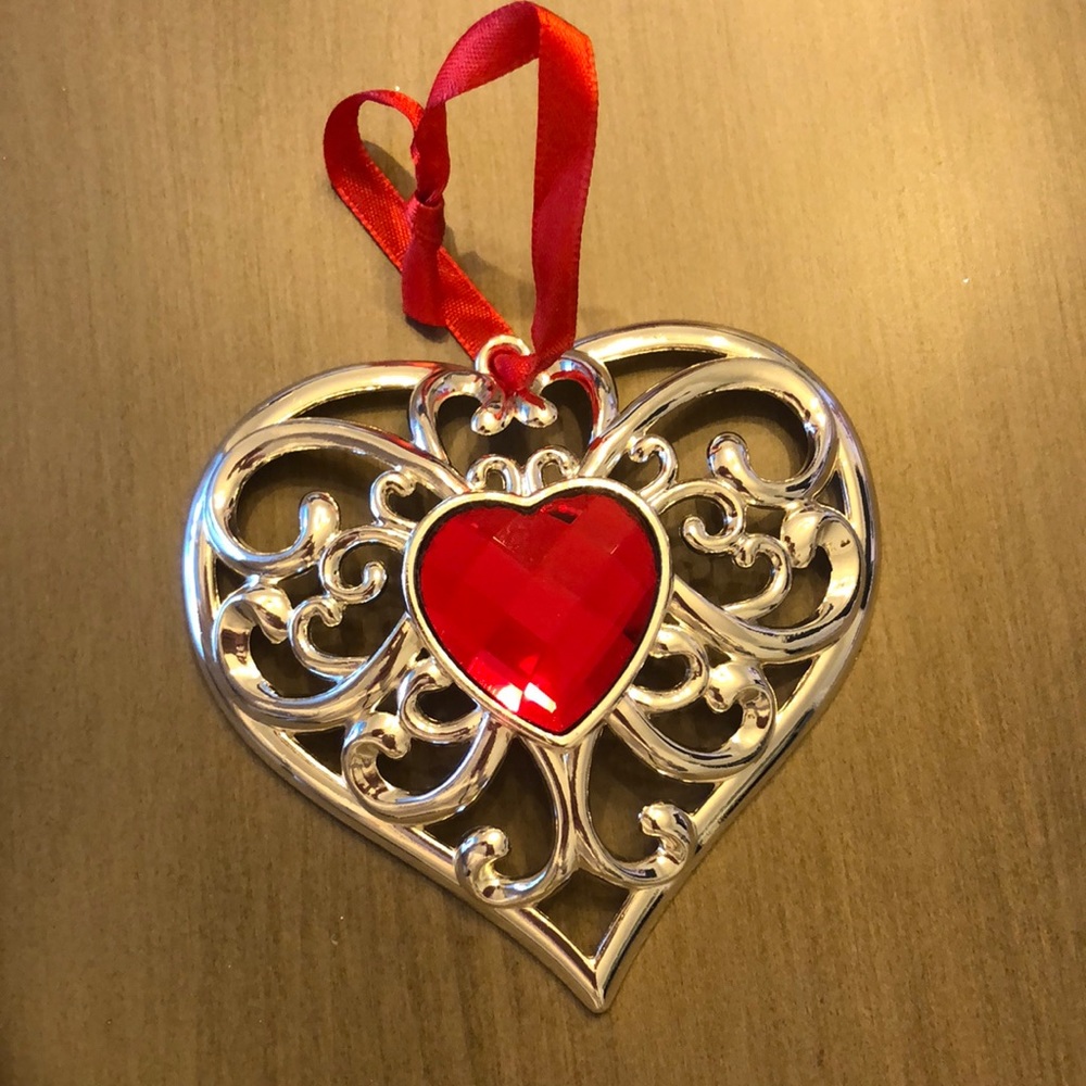 Lenox Bejeweled Heart Ornament